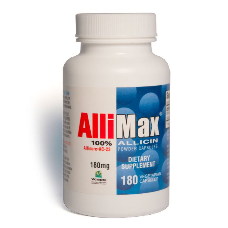 AlliMax Allicin Garlic Extract | 180 mg - 30, 60, 90 & 180 Capsules Oral Supplements AlliMax 180 Capsules