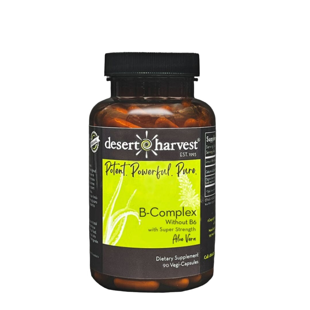 B-Complex | Without B6 - 90 Capsules Oral Supplements Desert Harvest 