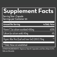 Buffered Vitamin C | with Super-Strength Aloe Vera - 90 Capsules Oral Supplements Desert Harvest