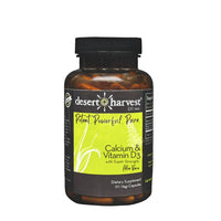 Calcium & Vitamin D3 | with Super-Strength Aloe Vera - 90 Capsules Oral Supplements Desert Harvest