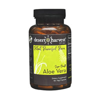 Super-Strength Aloe Vera | Organically Grown & Non-GMO - 90 & 180 Capsules Oral Supplements Desert Harvest