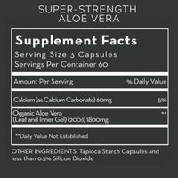 Super-Strength Aloe Vera | Organically Grown & Non-GMO - 90 & 180 Capsules Oral Supplements Desert Harvest 