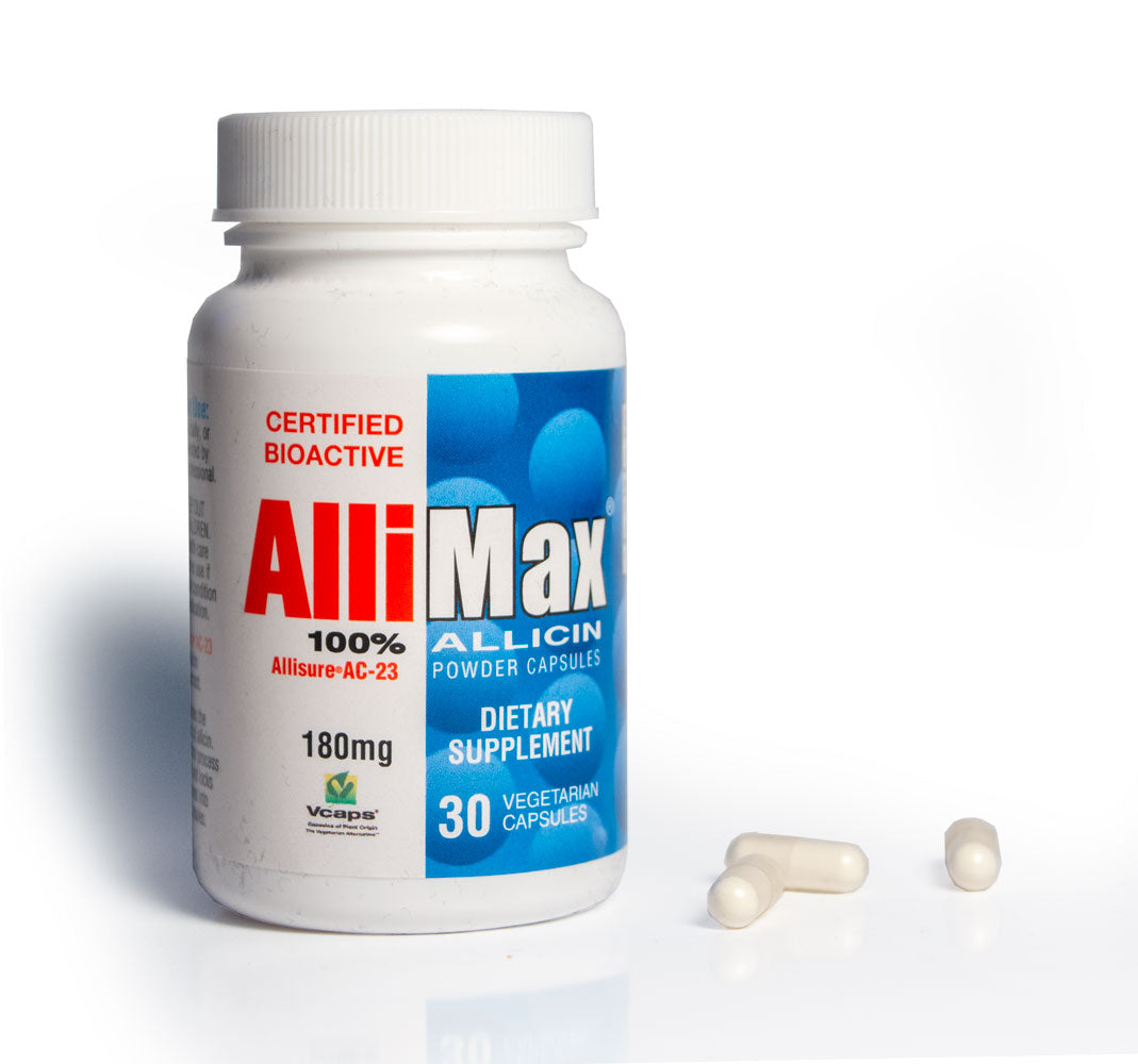 AlliMax Allicin Garlic Extract | 180 mg - 30 & 90 Capsules Oral Supplements AlliMax