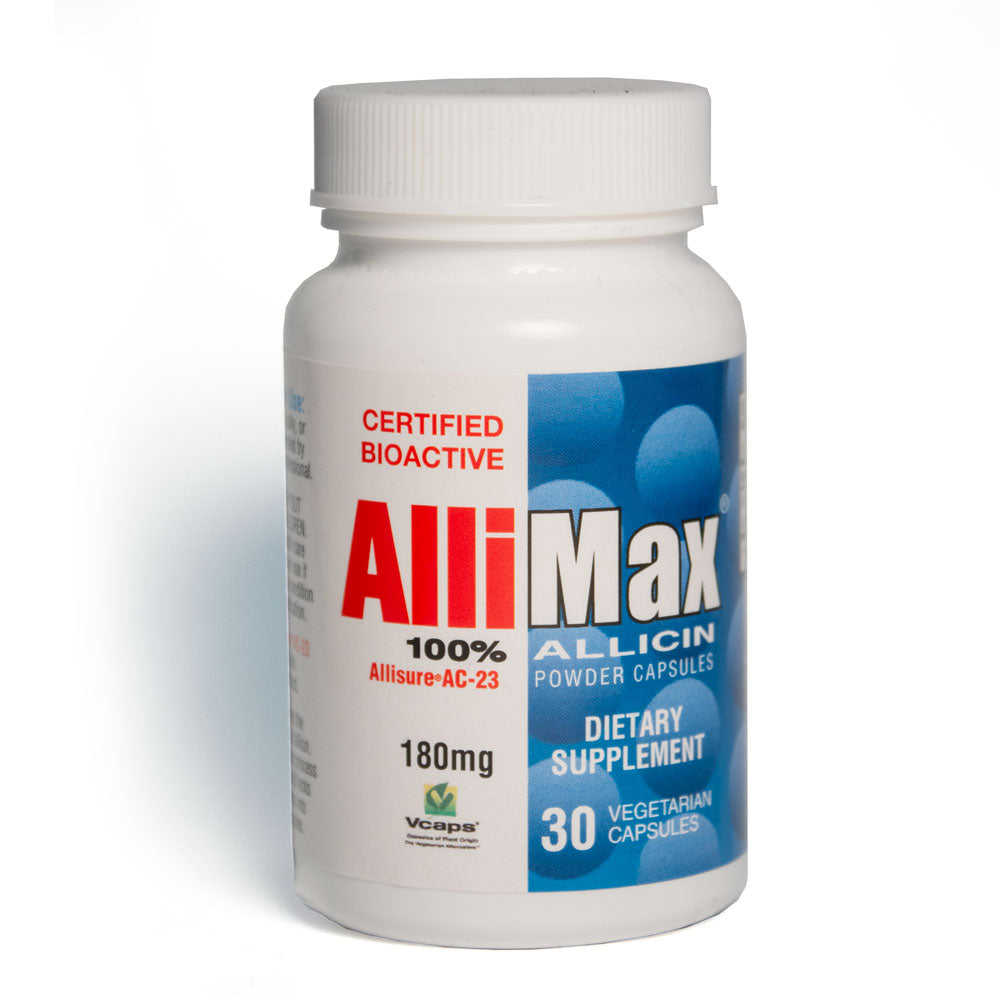 AlliMax Allicin Garlic Extract | 180 mg - 30 & 90 Capsules Oral Supplements AlliMax 30 Capsules