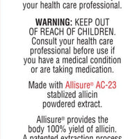 AlliMax Allicin Garlic Extract | 180 mg - 30 & 90 Capsules Oral Supplements AlliMax