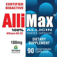 AlliMax Allicin Garlic Extract | 180 mg - 30 & 90 Capsules Oral Supplements AlliMax 