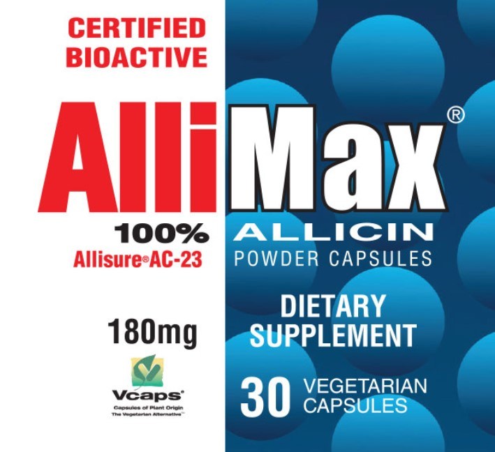 AlliMax Allicin Garlic Extract | 180 mg - 30 & 90 Capsules Oral Supplements AlliMax