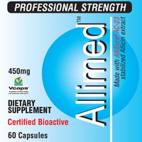 AlliMed Allicin Garlic Extract | 450 mg - 60 & 100 Capsules Oral Supplements AlliMax
