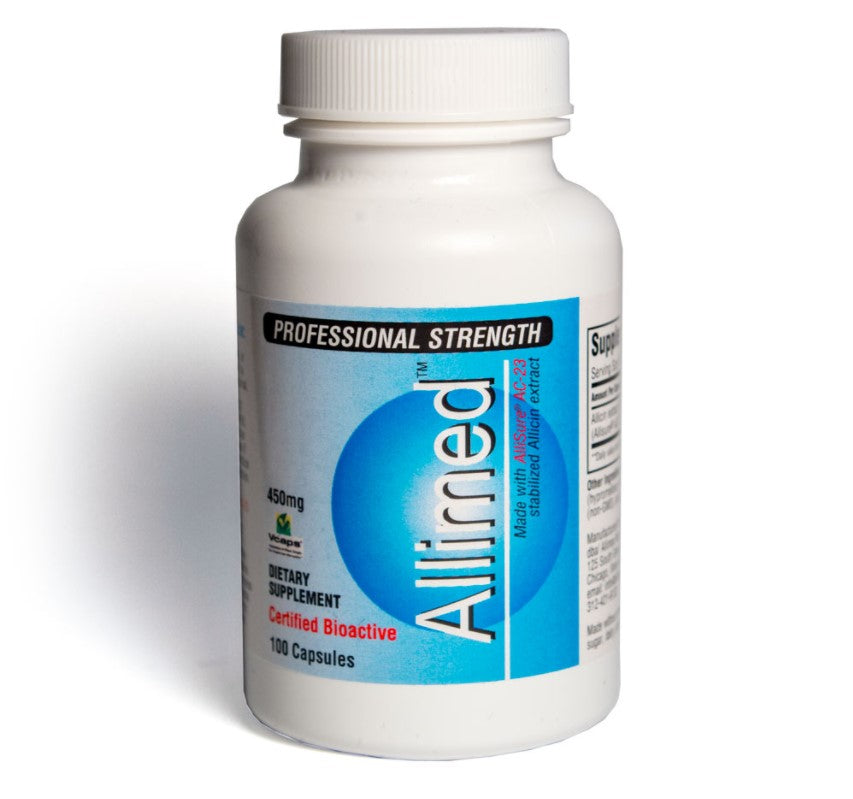 AlliMed Allicin Garlic Extract | 450 mg - 60 & 100 Capsules Oral Supplements AlliMax