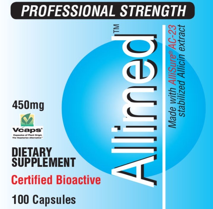AlliMed Allicin Garlic Extract | 450 mg - 60 & 100 Capsules Oral Supplements AlliMax
