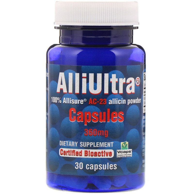 AlliUltra Allicin Garlic Extract | 360 mg - 30 Capsules Oral Supplements AlliMax