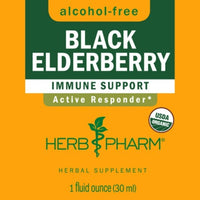 Black Elderberry Tincture | Alcohol Free - 1 Fl oz. Tincture Herb Pharm 