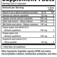 CandidaStat | Yeast Support - 60 & 120 Capsules Oral Supplements Vitanica 