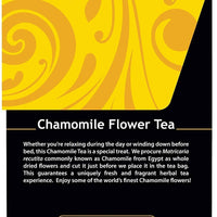 Chamomile Herbal Tea | Organic - 18 Bleach Free Tea Bags Teas Buddha Teas