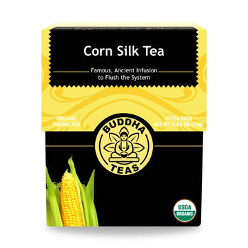 Cornsilk Herbal Tea | Organic - 18 Bleach Free Tea Bags Teas Buddha Teas 
