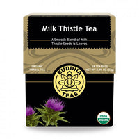 Milk Thistle Herbal Tea | Organic - 18 Bleach Free Tea Bags Teas Buddha Teas