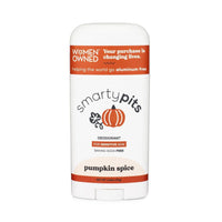 Natural Deodorant | No Aluminum & Banking Soda Free - 3 Options - 2.65 oz. Deodorant Smarty Pits Pumpkin Spice 