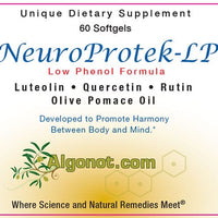 NeuroProtek® Low Phenol | Promotes Harmony Between Body & Mind - 60 Softgels Oral Supplements Algonot 