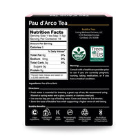 Pau d'Arco Herbal Tea | Wild Crafted - 18 Bleach Free Tea Bags Teas Buddha Teas