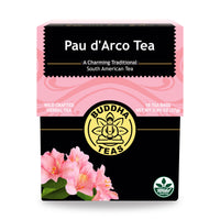 Pau d'Arco Herbal Tea | Wild Crafted - 18 Bleach Free Tea Bags Teas Buddha Teas