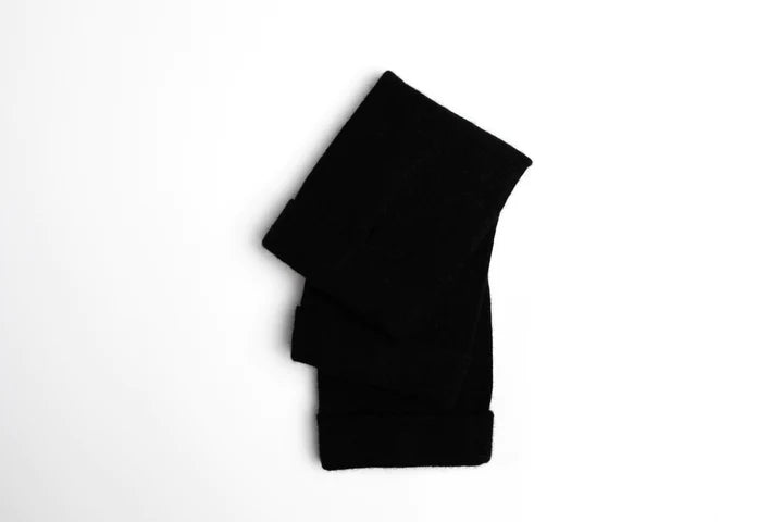 Pure Cashmere Arm Warmers / Fingerless Gloves | Black or Dark Gray - 1 Pair Gloves B.B. Sheep 