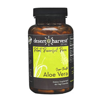 Super-Strength Aloe Vera | Organically Grown & Non-GMO - 90 & 180 Capsules Oral Supplements Desert Harvest 180 Capsules