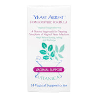 Yeast Arrest | Vaginal Suppositories - 14 & 28 Suppositories Suppositories Vitanica 14