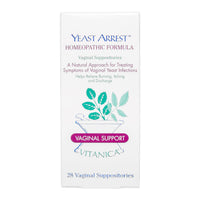 Yeast Arrest | Vaginal Suppositories - 14 & 28 Suppositories Suppositories Vitanica 28 