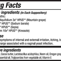 Yeast Arrest | Vaginal Suppositories - 14 & 28 Suppositories Suppositories Vitanica
