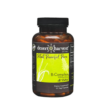 B-Complex | Without B6 - 90 Capsules Oral Supplements Desert Harvest 