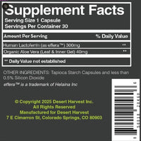 Lactoferrin | Human Lactoferrin with SSAV - 30 Capsules Oral Supplements Desert Harvest 