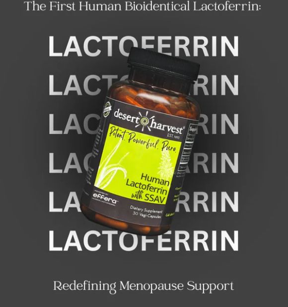 Lactoferrin | Human Lactoferrin with SSAV - 30 Capsules Oral Supplements Desert Harvest 