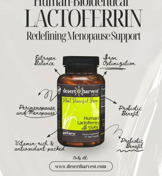 Lactoferrin | Human Lactoferrin with SSAV - 30 Capsules – West Coast Mint