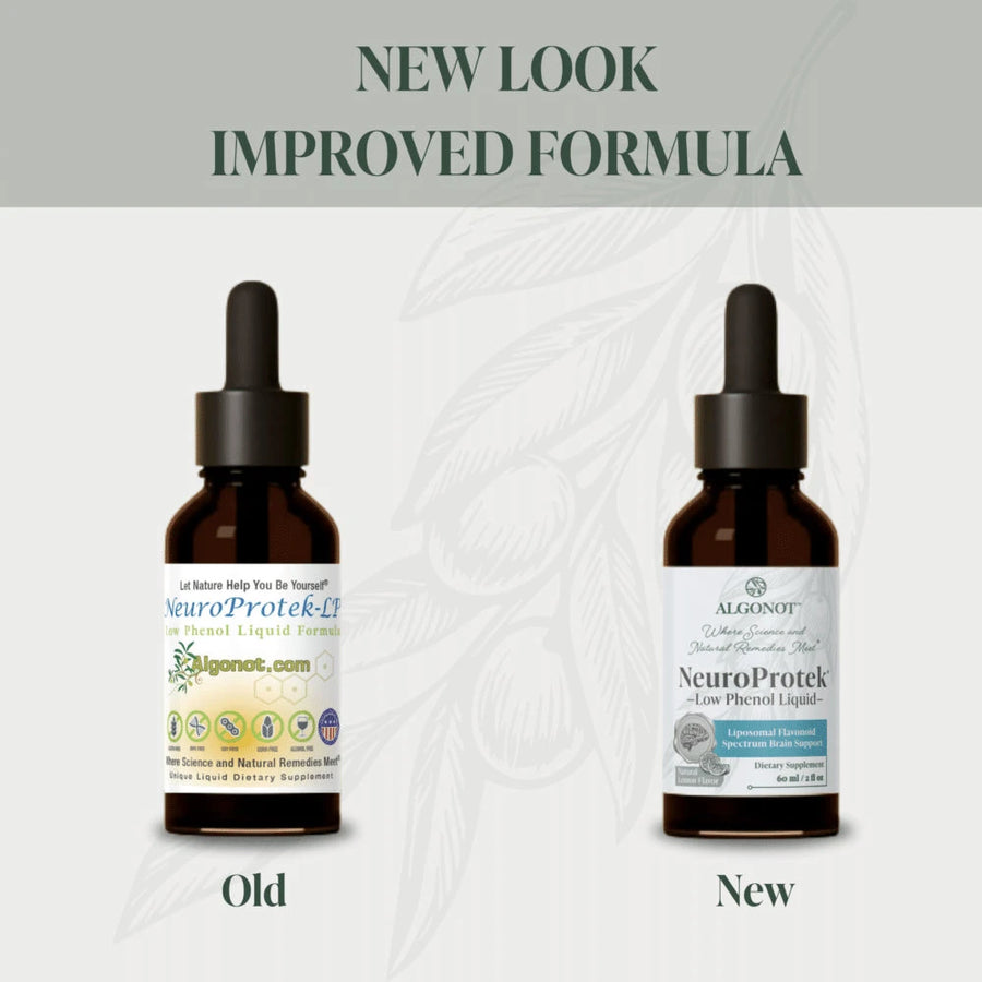 NeuroProtek LP (Low Phenol) Liquid Formula | Promotes Body & Mind Harmony - 2 fl oz. Oral Supplements Algonot 