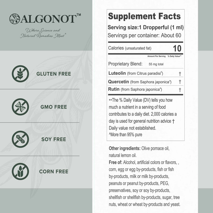 NeuroProtek LP (Low Phenol) Liquid Formula | Promotes Body & Mind Harmony - 2 fl oz. Oral Supplements Algonot 