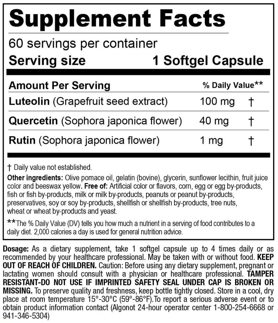 NeuroProtek® Low Phenol | Promotes Harmony Between Body & Mind - 60 Softgels Oral Supplements Algonot 