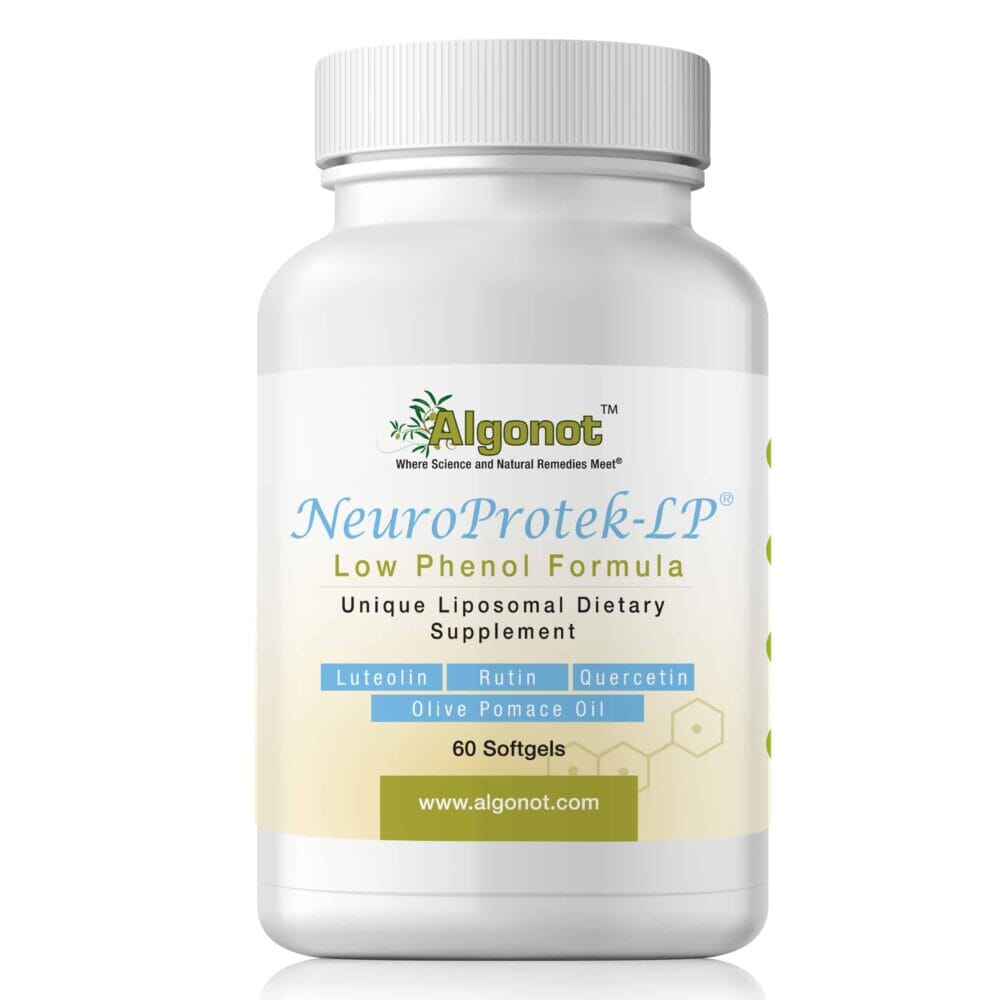 NeuroProtek® Low Phenol | Promotes Harmony Between Body & Mind - 60 Softgels Oral Supplements Algonot 