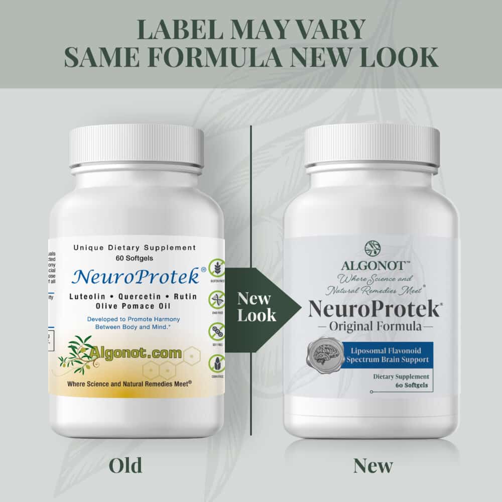 NeuroProtek® | Promotes Harmony Between Body & Mind - 60 Softgels Oral Supplements Algonot 
