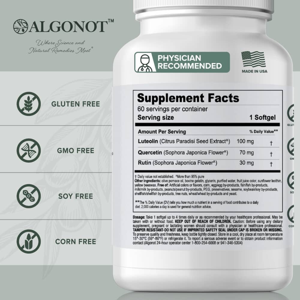 NeuroProtek® | Promotes Harmony Between Body & Mind - 60 Softgels Oral Supplements Algonot 
