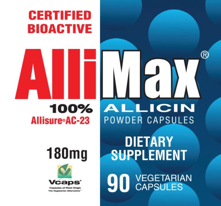 AlliMax Allicin Garlic Extract | 180 mg - 30 & 90 Capsules Oral Supplements AlliMax 