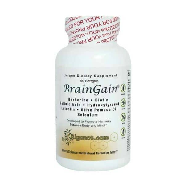 BrainGain | Promotes Harmony Between Body & Mind - 90 Softgels Oral Supplements Algonot 