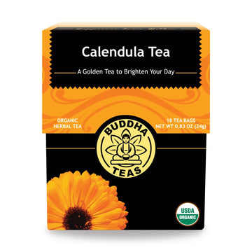 Calendula Herbal Tea | Organic - 18 Bleach Free Tea Bags Teas Buddha Teas 