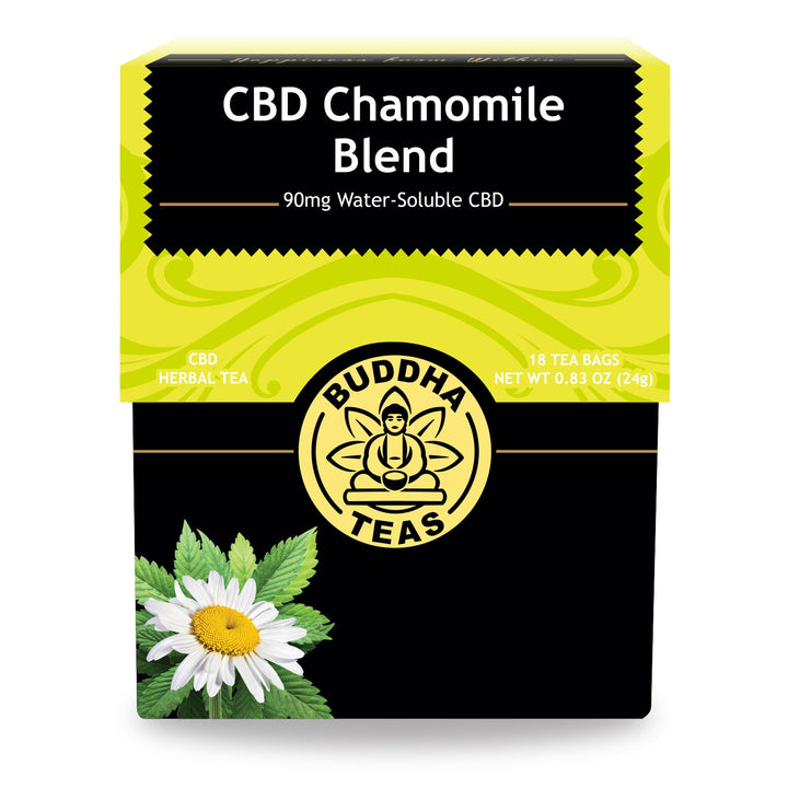 CBD Chamomile Blend | Organic - 18 Bleach Free Tea Bags Teas Buddha Teas 