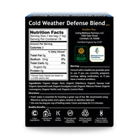 Cold Weather Defense Blend Tea | Organic - 18 Bleach Free Tea Bags Teas Buddha Teas 