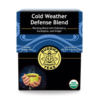 Cold Weather Defense Blend Tea | Organic - 18 Bleach Free Tea Bags Teas Buddha Teas 