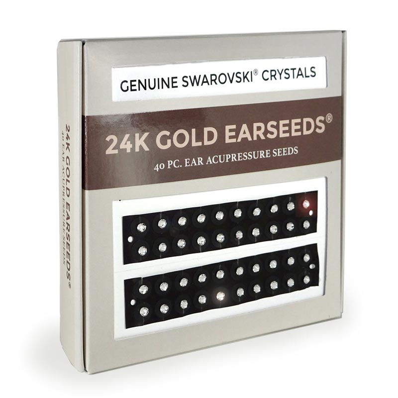 EarSeeds | Clear Swarovski® Crystal - 40 Piece Ear Seeds 