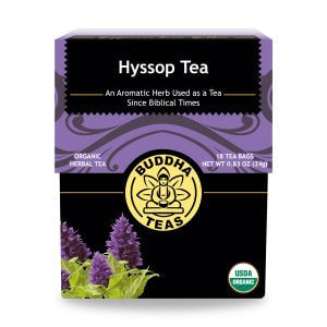 Hyssop Herbal Tea | Organic - 18 Bleach Free Tea Bags Teas Buddha Teas 