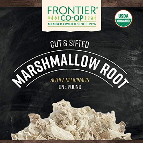 Marshmallow Root | Organic Cut & Sifted - 1 lb, 1/2 lb, & 3.18 oz Teas Frontier Coop 1 lb 