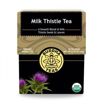 Milk Thistle Herbal Tea | Organic - 18 Bleach Free Tea Bags Teas Buddha Teas 