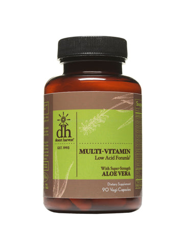 Multi-Vitamin | Low Acid Formula - 90 Capsules Oral Supplements Desert Harvest 
